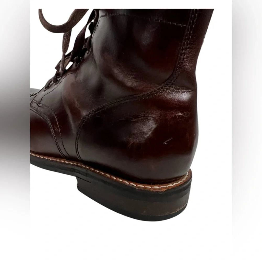 Thursday Boot Company Mens Captain Boots Brown Leather Lace Up Size US 11.5